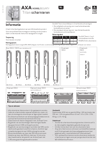 Handleiding AXA Titan Scharnier