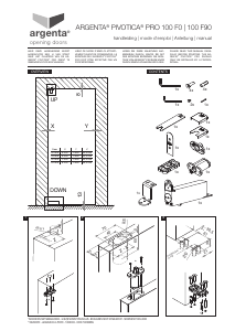 Handleiding Argenta Pivotica Pro 100 F90 Scharnier