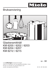 Bruksanvisning Miele KM 6204 Häll