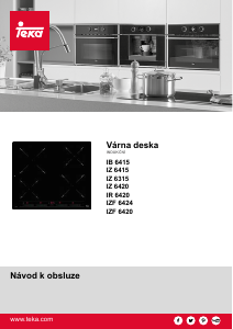 Manuál Teka IZ 6415 Varná deska