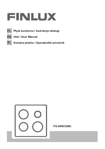 Manual Finlux FG-64NCGBK Hob