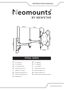 Bedienungsanleitung Neomounts FPMA-W835 Wandhalterung