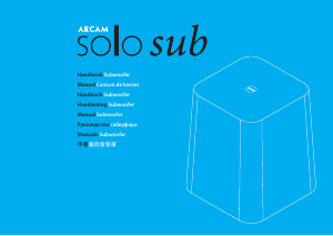 Manual Arcam Solo Sub Subwoofer