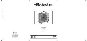 Manual de uso Ariete 808 Calefactor