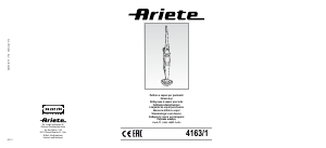 Manual Ariete 4163/1 Máquina de limpar a vapor
