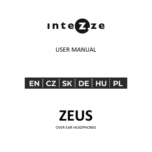 Handleiding Intezze Zeus Koptelefoon