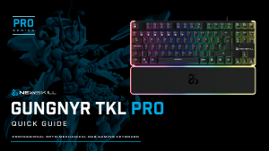 Handleiding Newskill NS-KB-GUNGNYR-TKL-PRO Toetsenbord