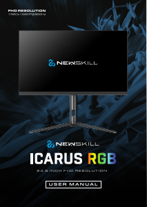 Manual de uso Newskill NS-ICARUS-IC24FI360 Monitor de LED