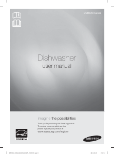 Manual Samsung DMT610RHW/XAC Dishwasher