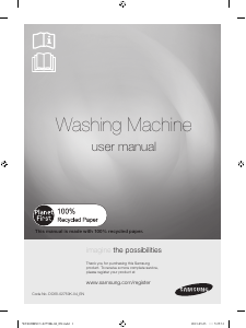 Manual Samsung WT40J8 Washing Machine