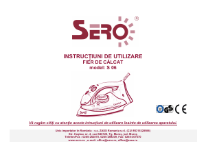 Manual Sero S 06 Fier de călcat