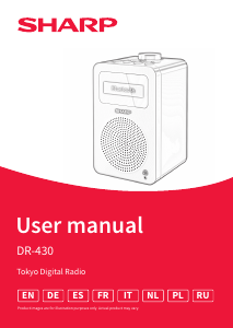 Manual Sharp DR-430 Radio