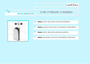 Manual de uso Veltia V7 Triblade Secador de manos