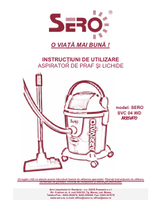 Manual Sero SVC 04WD Arrivato Aspirator