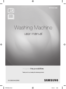 Manual Samsung WT75H3210MB Washing Machine