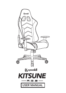 Manual Newskill NS-CH-KTISUNE-RGB Cadeira de escritório