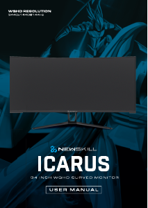 Handleiding Newskill NS-ICARUS-IC34W4-V LED monitor