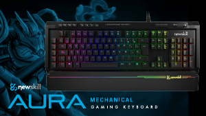 Manual de uso Newskill NS-KB-AURA Teclado