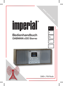 Mode d’emploi Imperial Dabman d30 Stereo Radio