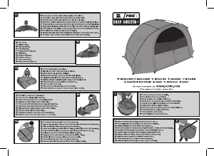Руководство FOX Easy Shelter+ Палатка