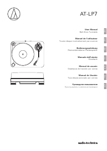 Manuale Audio-Technica AT-LP7 Giradischi