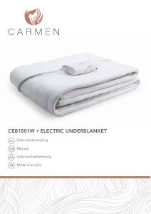 Bedienungsanleitung Carmen CEB1501W Elektrische heizdecke