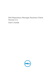 Handleiding Dell Repository Manager Version 2.1