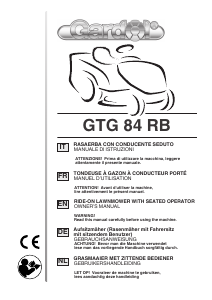 Handleiding Gardol GTG 84 RB Grasmaaier