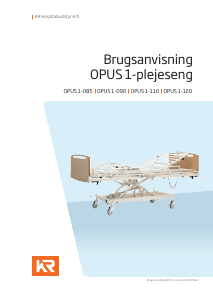 Brugsanvisning KR OPUS 1-085 Hospitalsseng