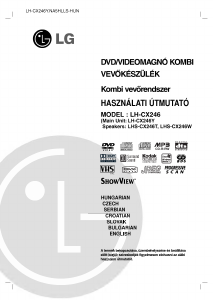 Használati útmutató LG LH-CX246Y DVD-Video kombináció