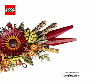 Manual Lego set 10314 Icons Dried flower centerpiece