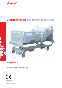 Bruksanvisning Linet Eleganza 2 Sjukhussäng
