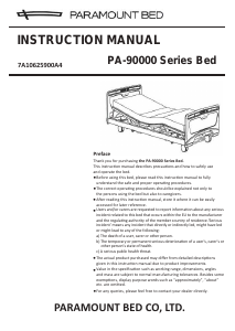 Handleiding Paramount PA-93295 Ziekenhuisbed