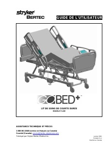 Mode d’emploi Stryker Bertec FL20E GoBed+ Lit d’hôpital