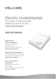 Mode d’emploi Wellcare WE-167UBAHD Couverture électrique