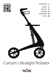 Bedienungsanleitung ACRE Carbon Ultralight Rollator