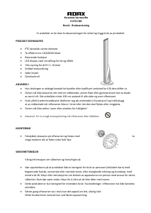 Handleiding Adax VV 70 CDH Kachel