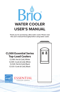Manual Brio CL520 Water Dispenser