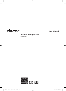 Manual Dacor DYF42SBIWR Fridge-Freezer