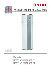 Manuale Nibe MT-WH21-026-F Pompa di calore