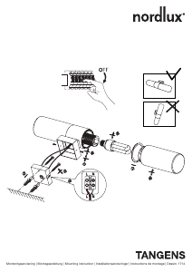 Bruksanvisning Nordlux Tangens Double Lampa