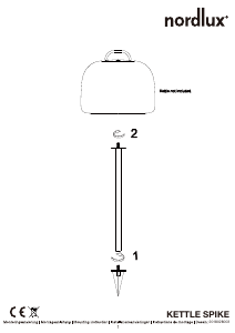 Manual Nordlux Kettle Spike Lamp