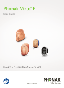 Manual Phonak Virto P90-312 Hearing Aid