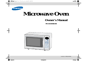 Manual Samsung MC1015WB Microwave