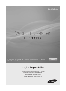 Manual Samsung SC12F70PJ Vacuum Cleaner