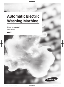 Manual Samsung WA22J8700GP/YL Washing Machine