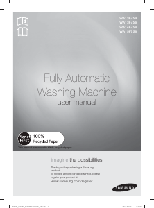 Manual Samsung WA14F7S8DTA/YL Washing Machine