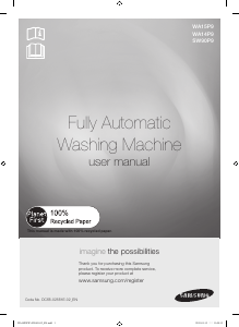 Manual Samsung WA15P9WFP Washing Machine