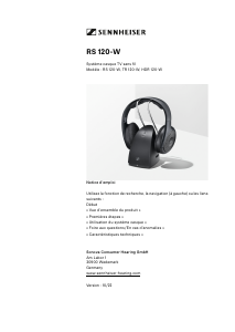 Mode d’emploi Sennheiser RS 120-W Casque