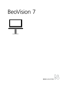 Priročnik Bang and Olufsen BeoVision 7 LCD-televizor